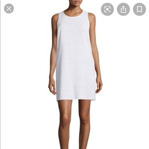 Rag & Bone Evie Honeycomb Shift Dress, White